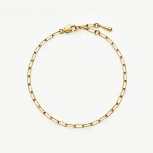 Missoma Mini Paperclip Chain Bracelet | 18ct Gold Plated