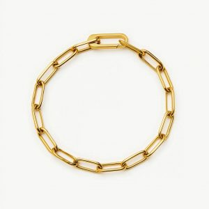 Missoma Classic Paperclip Chain Bracelet | 18ct Gold Plated
