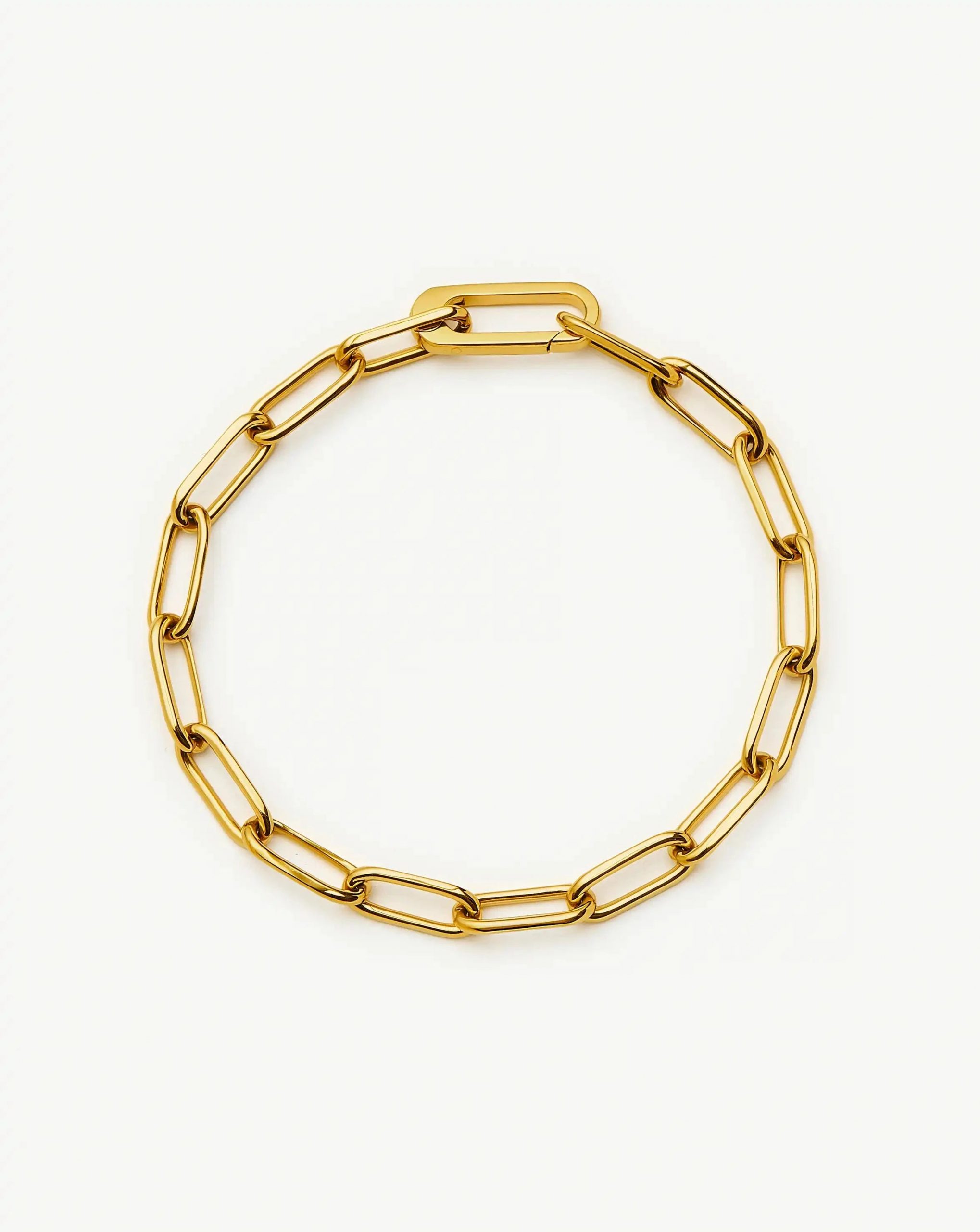 Missoma Classic Paperclip Chain Bracelet | 18ct Gold Plated