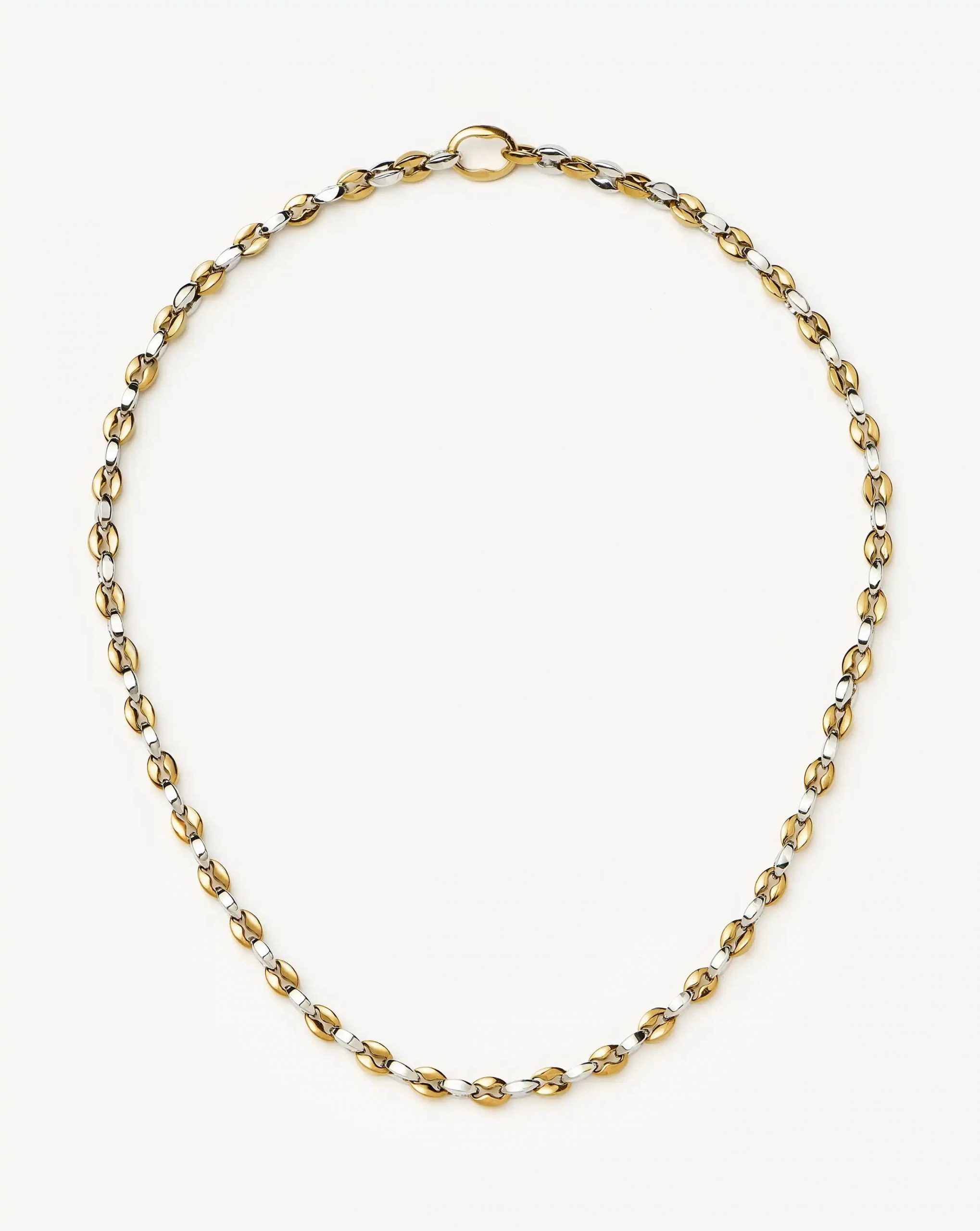 Missoma Mariner Short Chain Necklace | 18ct Gold Plated/Platinum Plated