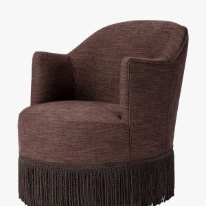 McGee & Co Ramsey Fringe Swivel Chair