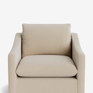 McGee & Co Octavia Upholstered Swivel Lounge Chair