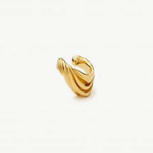 Missoma MARKGONG Draped Ear Cuff | 18ct Gold Plated