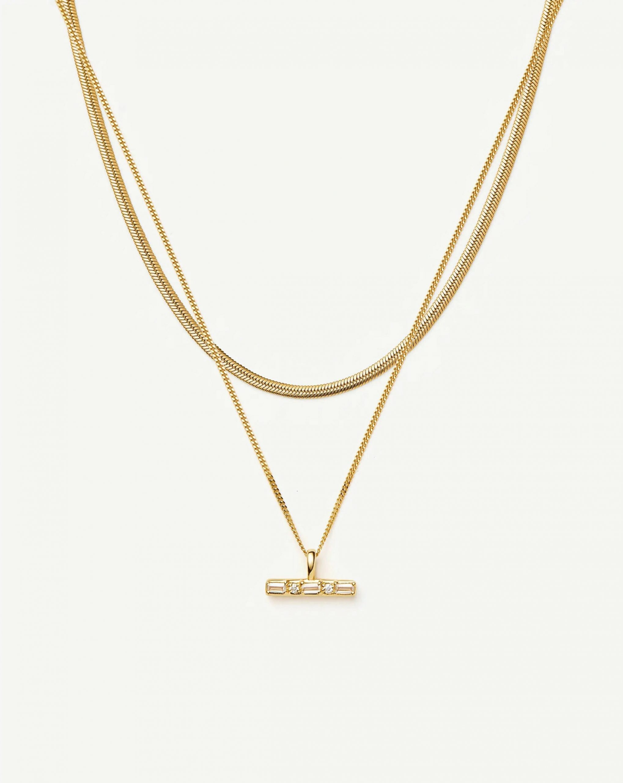 Missoma The Day-to-Night Necklace Set | 18ct Gold Vermeil/18ct Gold Plated