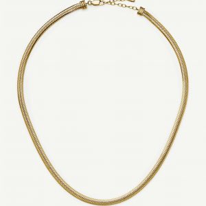 Missoma Classic Snake Chain Necklace | 18ct Gold Plated