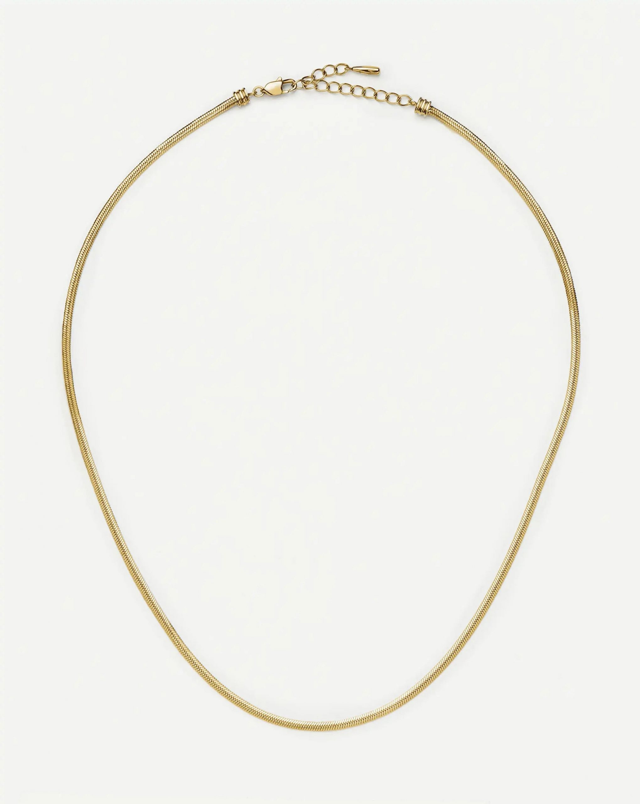 Missoma Thin Snake Chain Necklace | 18ct Gold Plated
