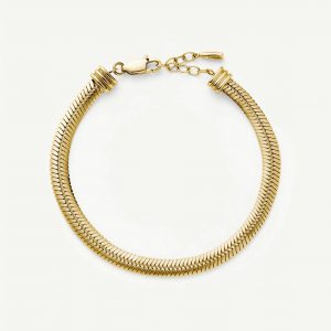 Missoma Classic Snake Chain Bracelet | 18ct Gold Plated