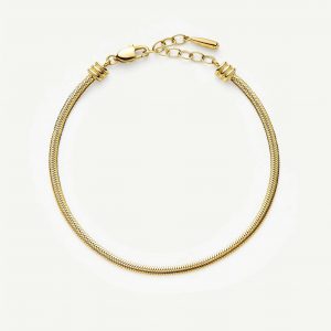 Missoma Thin Snake Chain Bracelet | 18ct Gold Plated