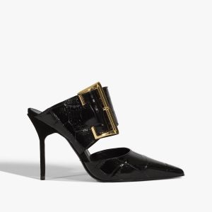 Schutz Shoes Beatrix Mule Croc Pump