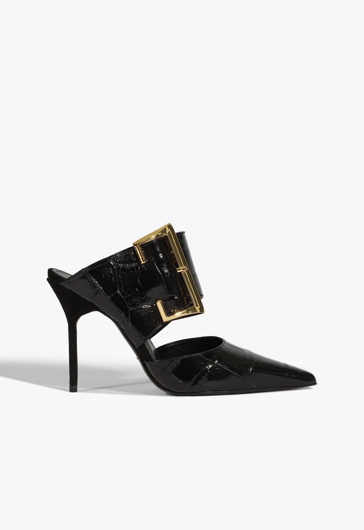 Schutz Shoes Beatrix Mule Croc Pump