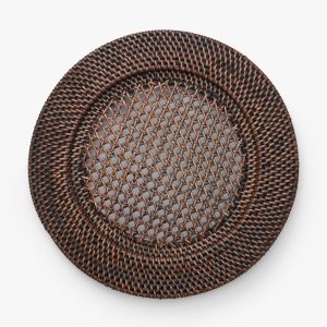 McGee & Co Handmade Rattan Charger