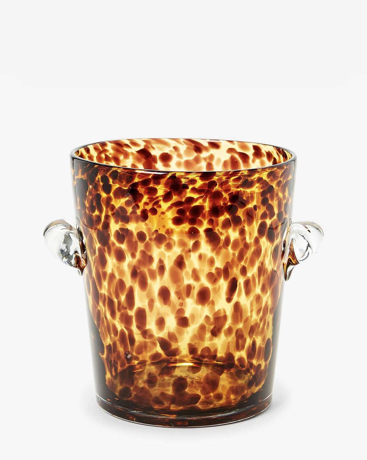McGee & Co Tortoise Glass Ice Bucket