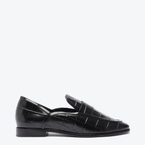 Schutz Shoes Maurice Croco Embossed Flat