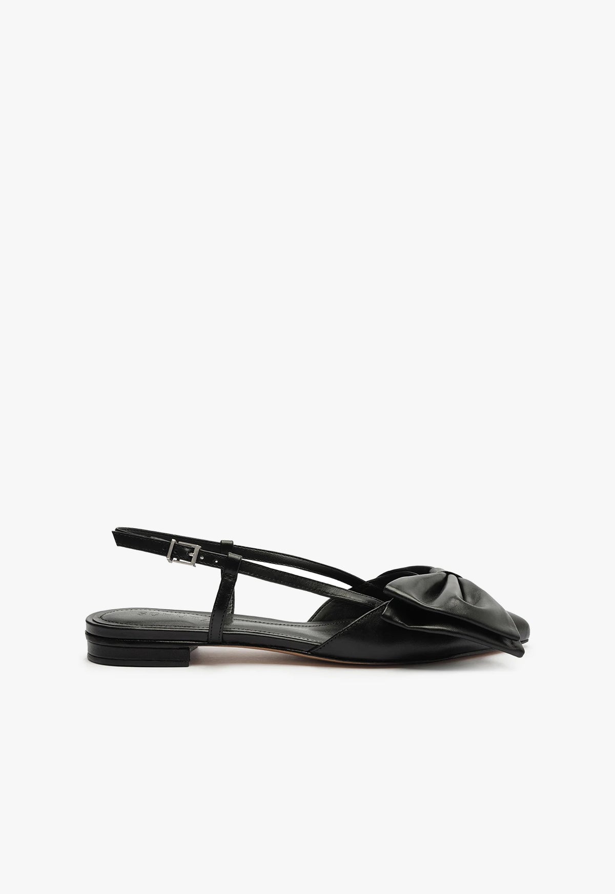 Schutz Shoes Judy Flat Leather Pump