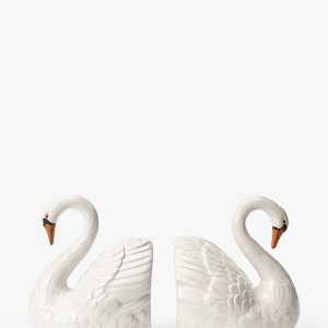 McGee & Co Swan Bookends (Set of 2)