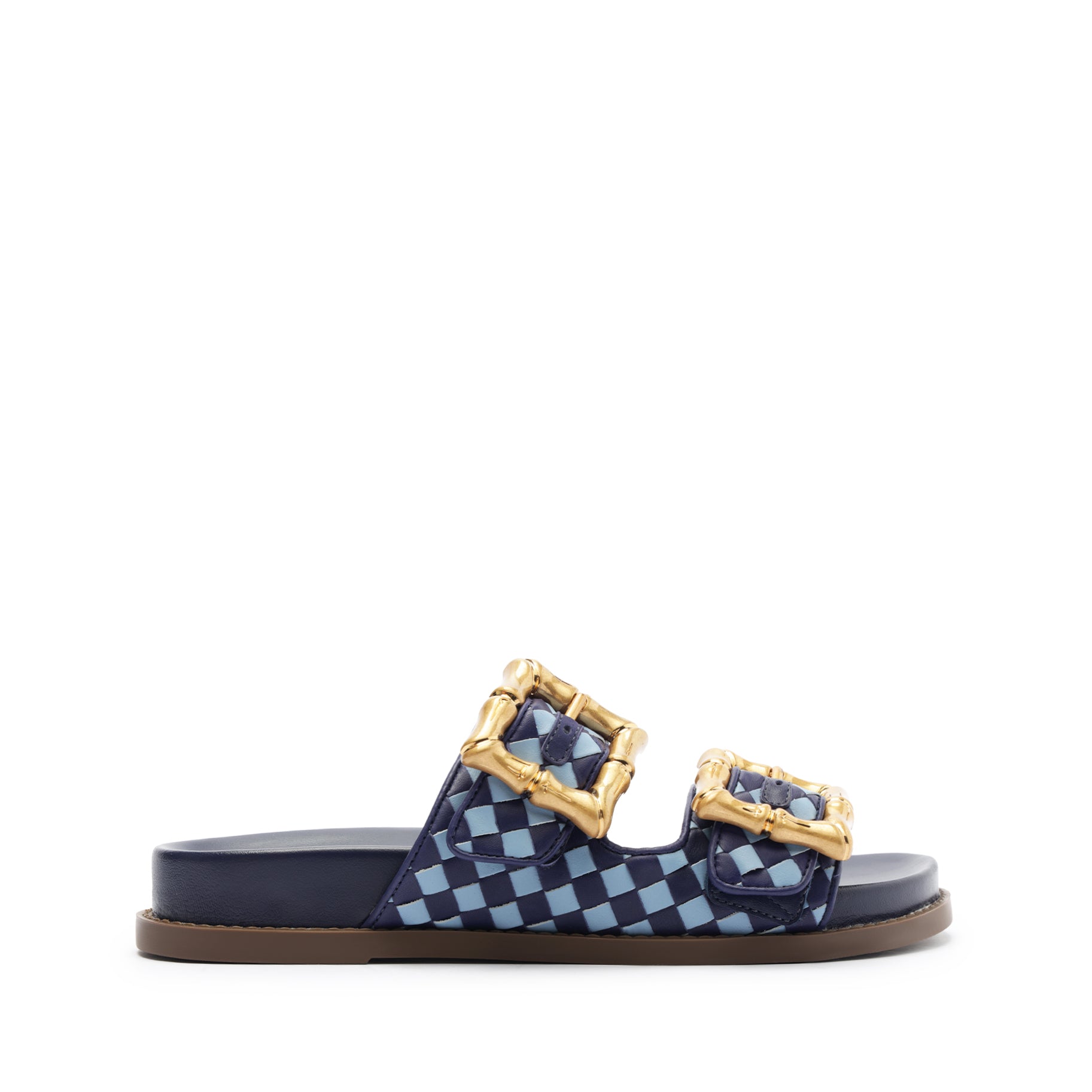 Schutz Shoes Enola Sporty Woven Leather Sandal