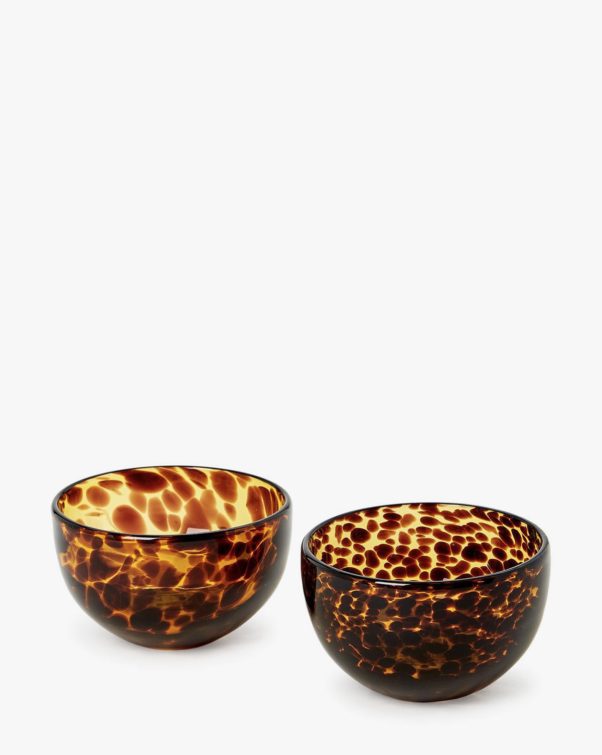 McGee & Co Tortoise Glass Bowls (Set of 2)
