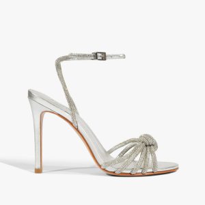 Schutz Shoes Pearline Buckle Metallic Sandal