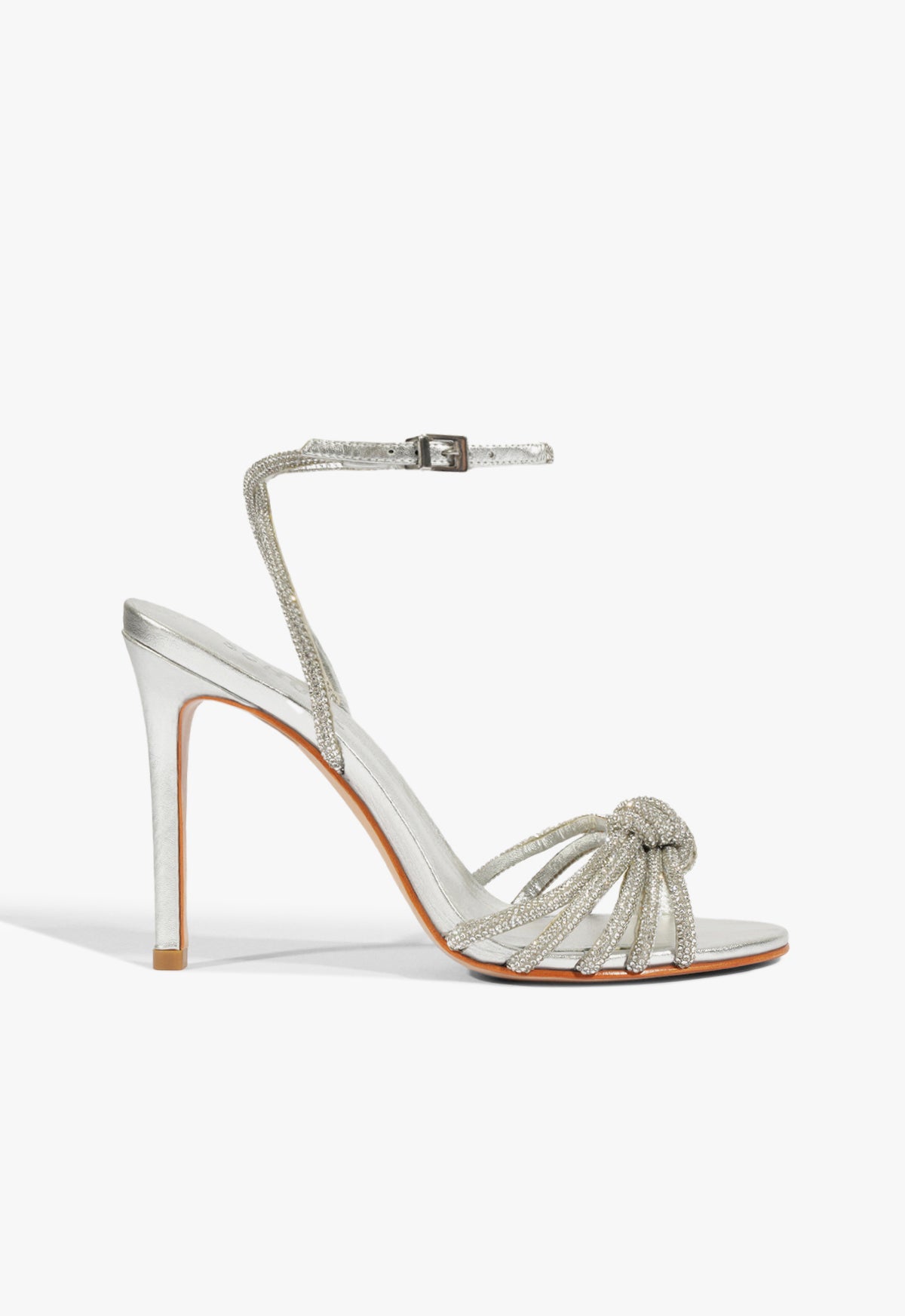 Schutz Shoes Pearline Buckle Metallic Sandal