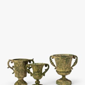 McGee & Co Patina Urns (Set of 3)