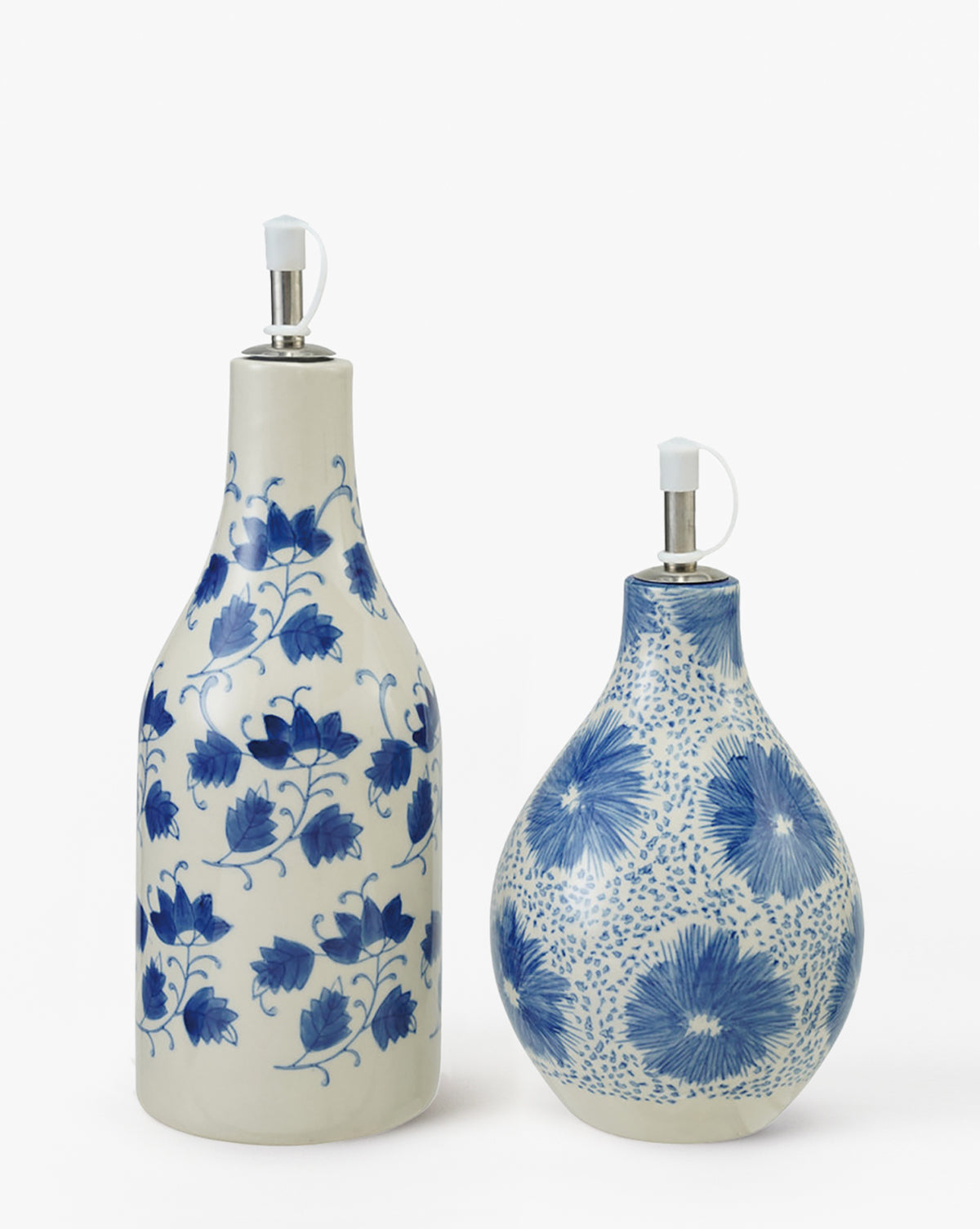 McGee & Co Floral Oil Cruets (Set of 2)