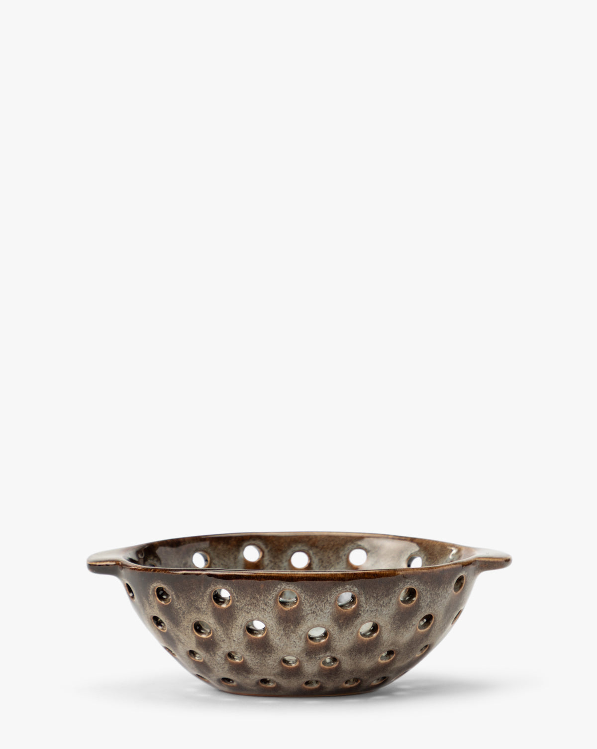 McGee & Co Glazed Stoneware Low Berry Bowl