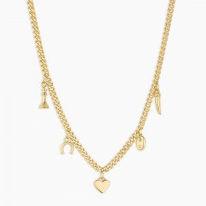 Gorjana Bella Mini Charm Necklace