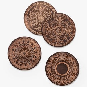 McGee & Co Coppermill Kitchen Coasters (Set of 4)