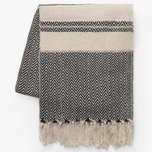 McGee & Co Bennie Striped Cotton Throw
