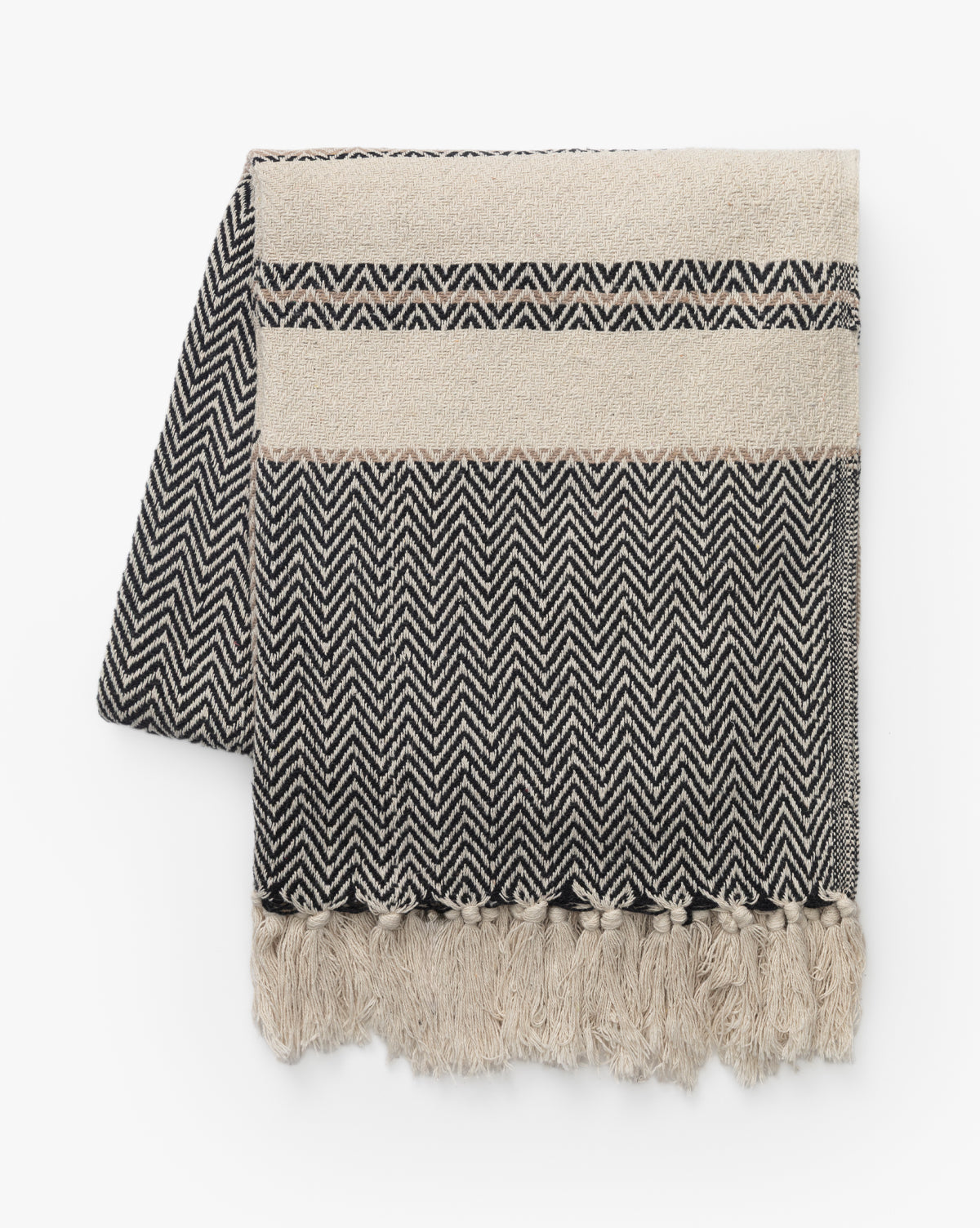 McGee & Co Bennie Striped Cotton Throw