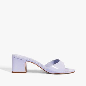 Schutz Shoes Harriet Mid Mule Patent Sandal
