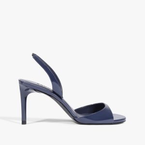 Schutz Shoes Scarlett Sling Mid Patent Sandal