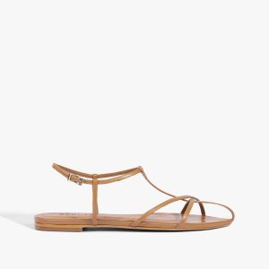 Schutz Shoes Lowen Leather Flat Sandal