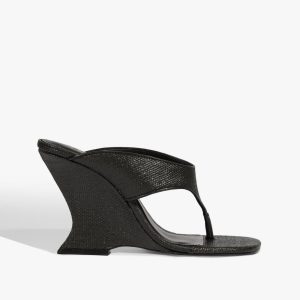 Schutz Shoes Maya Raffia Wedge Sandal