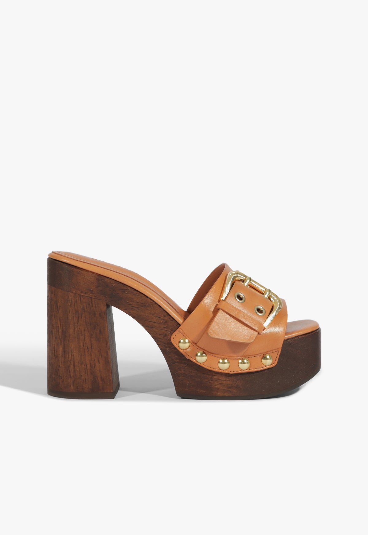 Schutz Shoes Irie Platform Leather Sandal
