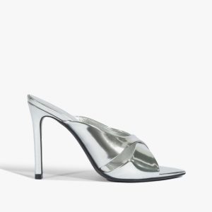 Schutz Shoes Maxine Mule Metallic Sandal