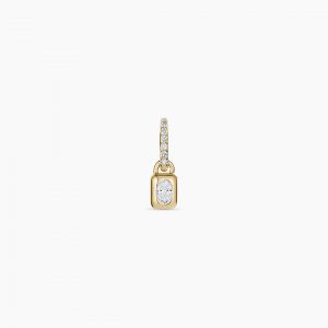 Gorjana 14K Lab Grown Diamond Petite Tag Charm