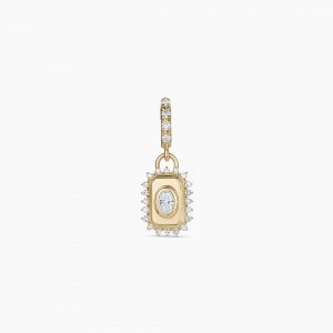 Gorjana 14K Lab Grown Diamond Tag Charm