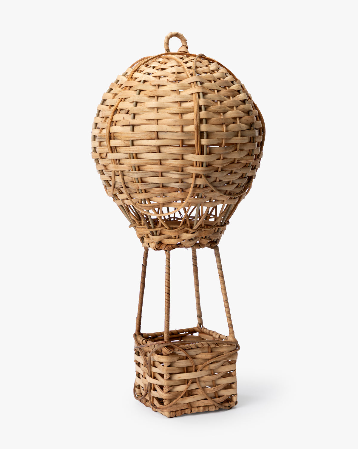 McGee & Co Hand-Woven Rattan Hot Air Balloon