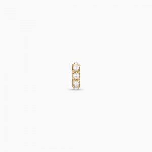 Gorjana 14K Gold Pearl Halo Charm