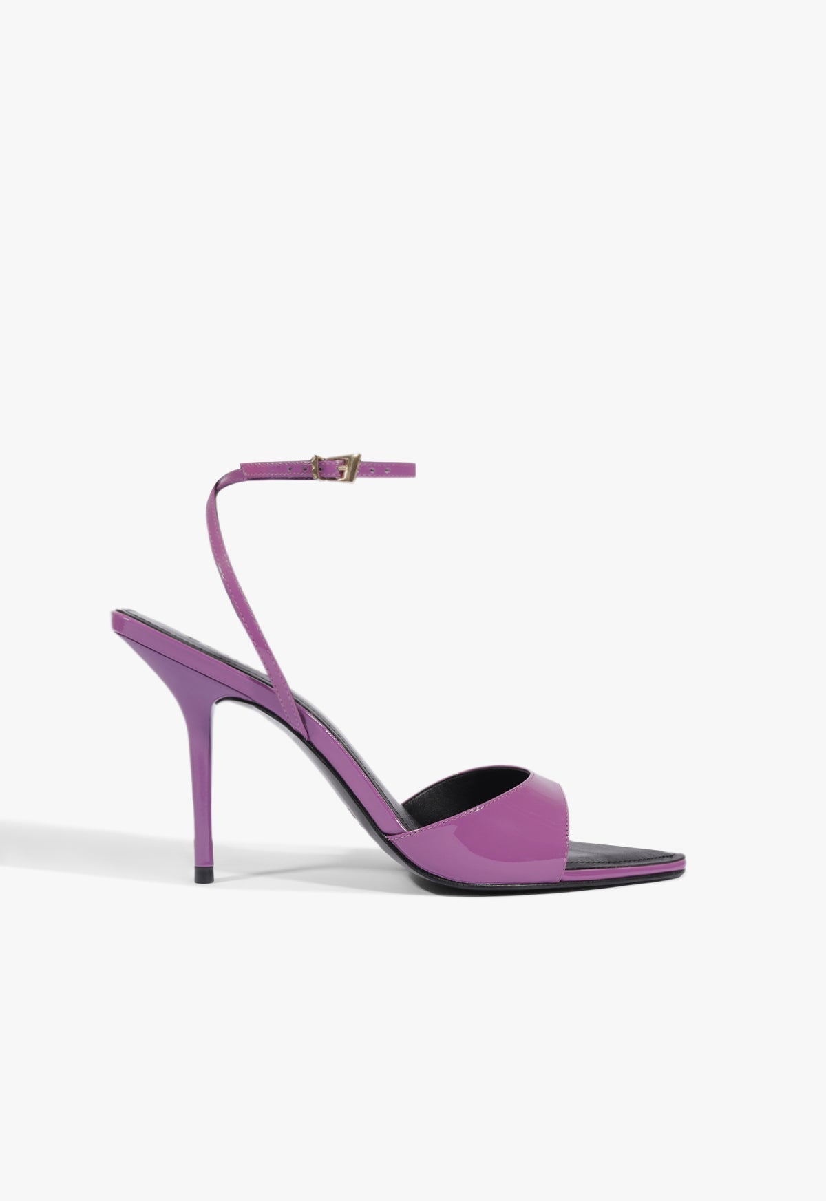 Schutz Shoes Elodie Buckle Patent Leather Sandal