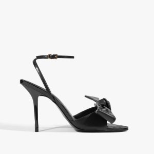 Schutz Shoes Elodie Buckle Bow Leather Sandal