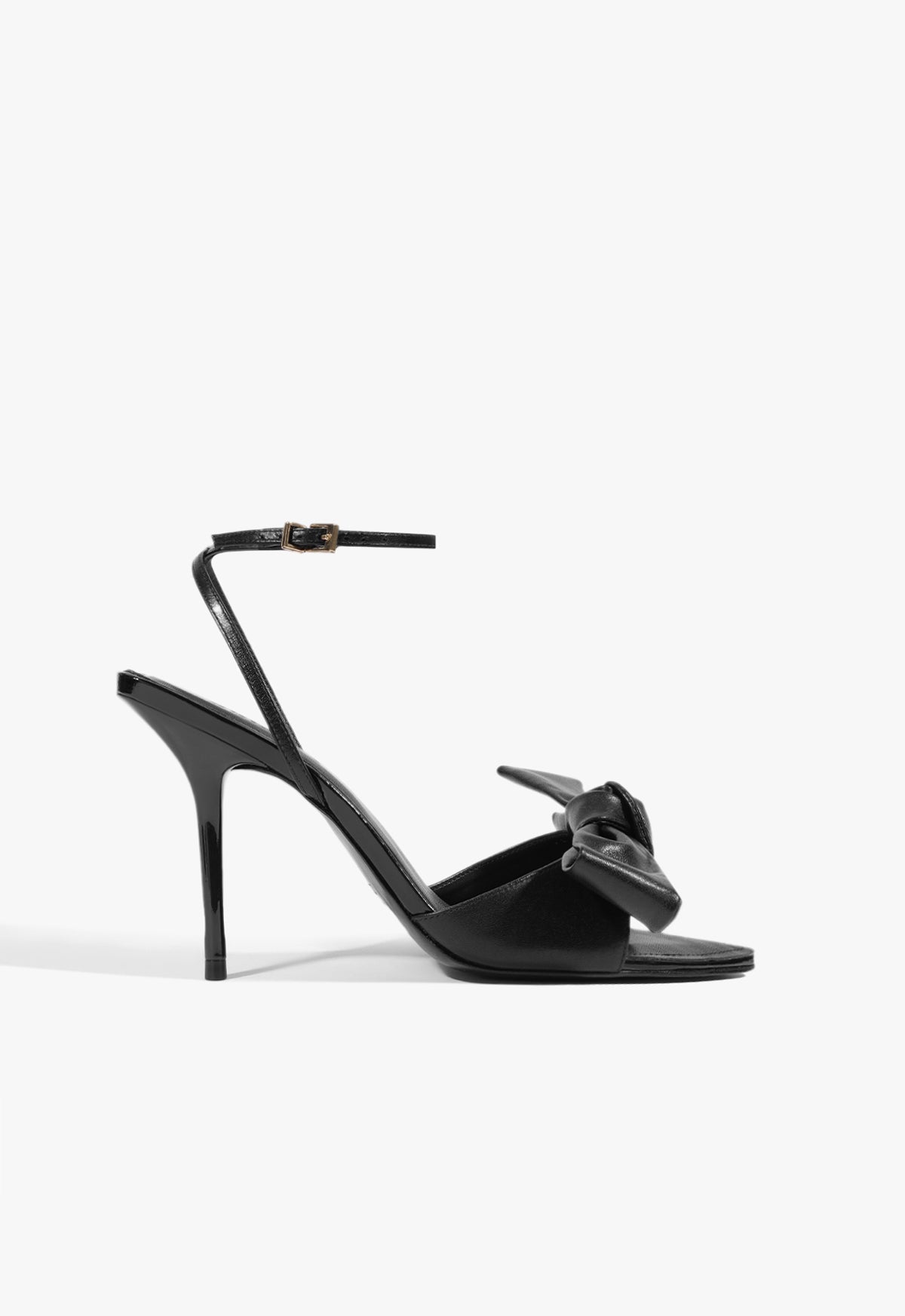 Schutz Shoes Elodie Buckle Bow Leather Sandal