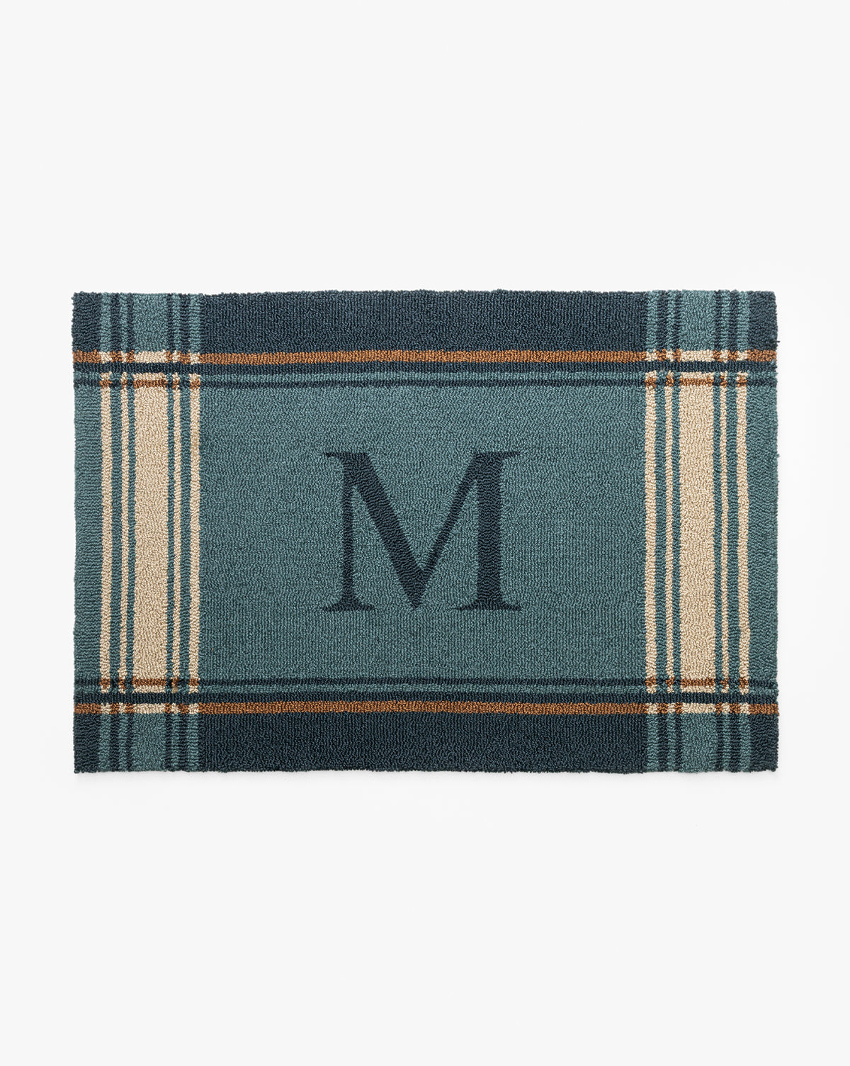 McGee & Co Personalized Plaid Doormat