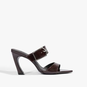 Schutz Shoes Venus Mule Patent Leather Sandal