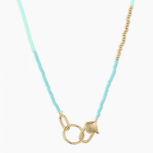 Gorjana Scallop Padlock Bay Necklace