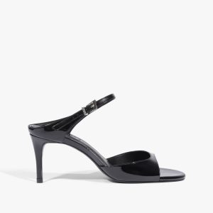 Schutz Shoes Lyra Mid Patent Leather Sandal