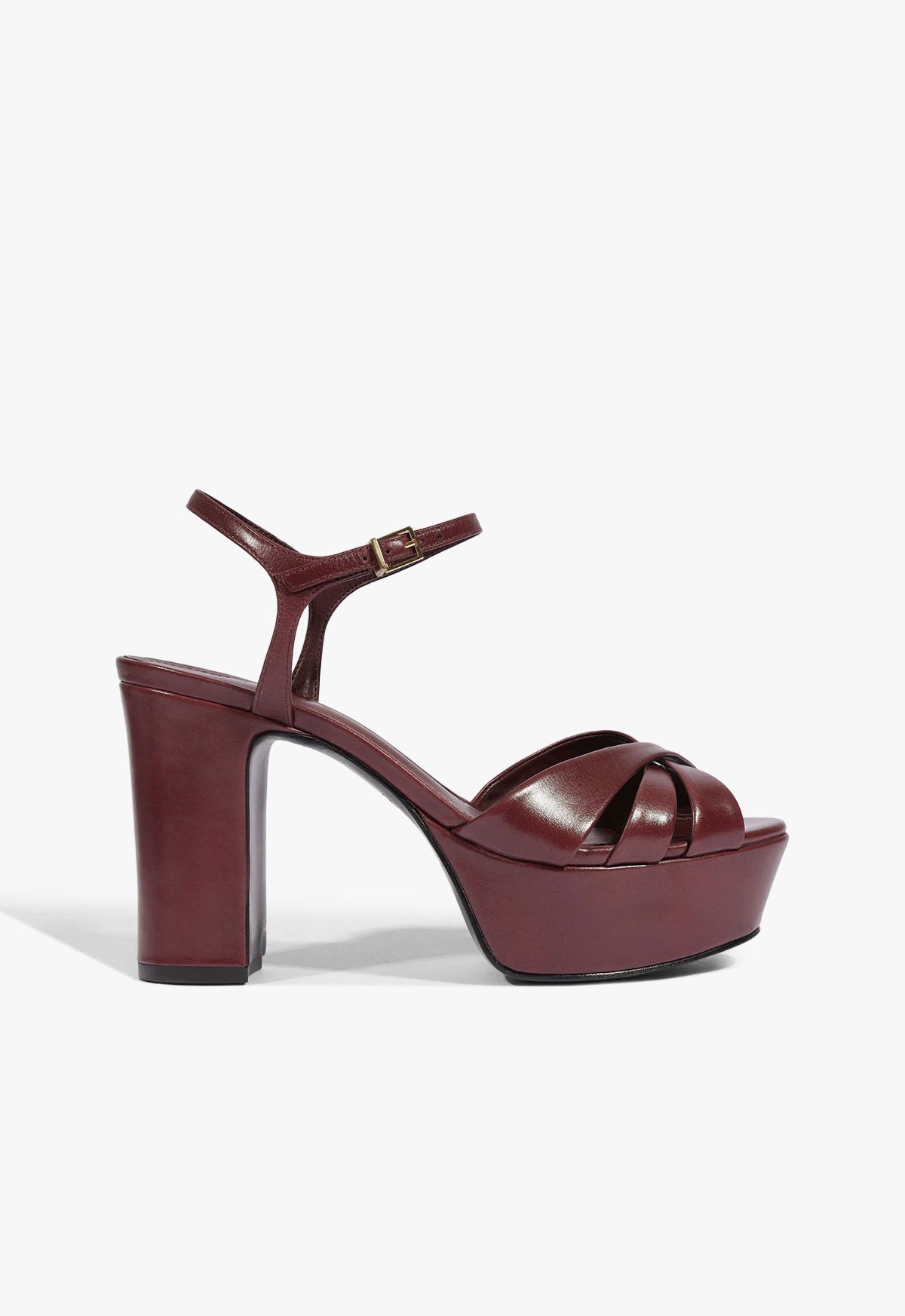 Schutz Shoes Keefa Leather Platform Sandal