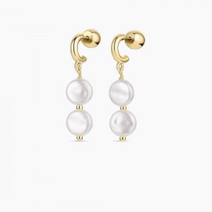 Gorjana Reese Pearl Drop Huggies