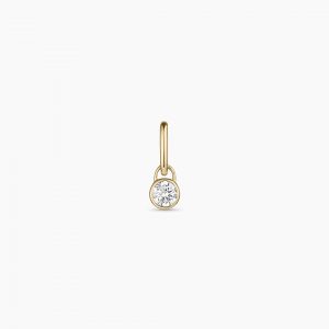 Gorjana 14K Lab Grown Diamond Halo Charm